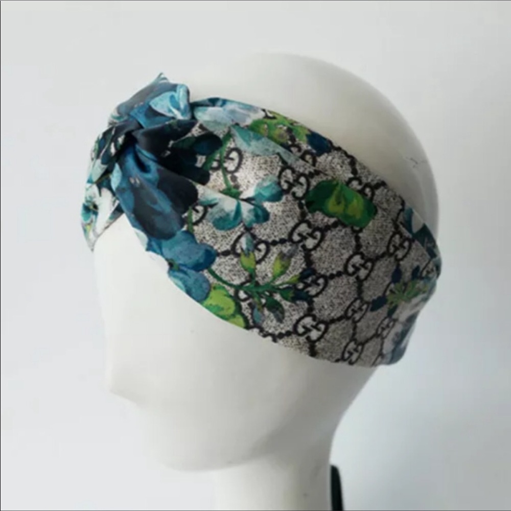 Gucci print headband satin/silk finish, copy